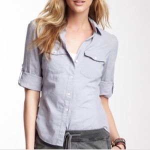 NWT James Perse Contrast Button Down sz3